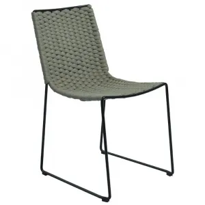 Modern Comfortable Cheap Patio Front Porch Furniture Outdoor Garden Yard Cafe Aluminum Rope Dining Chairs