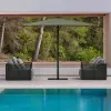 Aluminum Italian Modern Outdoor Sofa Set Waterproof Cushion Garden Furniture Patio Hotel Courtyard Park Leisure Durable