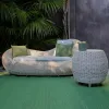 Beach Resin Rattan Wicker Outdoor Garden Sofa Set-Eco-Friendly Waterproof Durable for Hotel Park Use