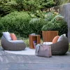 Beach Resin Rattan Wicker Outdoor Garden Sofa Set-Eco-Friendly Waterproof Durable for Hotel Park Use