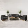 Best Modern Teak Wood Outdoor Sofa Set-Durable Waterproof for Courtyard Hotel Use