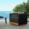 Best Modern Teak Wood Outdoor Sofa Set-Durable Waterproof for Courtyard Hotel Use