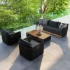 Best Modern Teak Wood Outdoor Sofa Set-Durable Waterproof for Courtyard Hotel Use