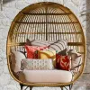 Comfortable Modern Outdoor Egg Shaped Garden Sofa Set Rattan Furniture Waterproof Durable Eco-Friendly for Hotel Courtyard Villa
