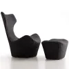 Contemporary Wicker Rattan Outdoor Sofa Chair Set Waterproof Cushions-Durable Eco-Friendly Modern Design for Hotel Villa Use
