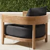Customizable Modern Teak Wood Outdoor Sofa Set-Waterproof Durable Eco-Friendly for Hotel Villa Gardens