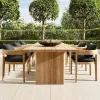 Customizable Modern Teak Wood Outdoor Sofa Set-Waterproof Durable Eco-Friendly for Hotel Villa Gardens