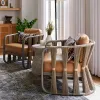 Customized Professional Modern Outdoor Garden Sofa Set with Aluminum Frame-Durable Waterproof for Hotel or Patio Use