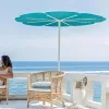 Designer Artistic Modern Waterproof Aluminum Sunshade Umbrella Outdoor for Wedding Photo Props Courtyard Furniture