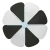 Designer Artistic Modern Waterproof Aluminum Sunshade Umbrella Outdoor for Wedding Photo Props Courtyard Furniture