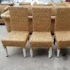 Durable Rattan Woven Dining Chairs and Tables Midcentury Design Outdoor Furniture for Western Restaurants and Hotels Daimi D055