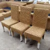 Durable Rattan Woven Dining Chairs and Tables Midcentury Design Outdoor Furniture for Western Restaurants and Hotels Daimi D055