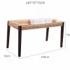 Durable Rattan Woven Dining Chairs and Tables Midcentury Design Outdoor Furniture for Western Restaurants and Hotels Daimi D055