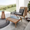 Durable Teak Garden Sets Popular Waterproof Rattan Wicker Outdoor Sofa Cover Living Room Sofa Set Furniture