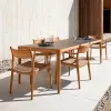 Durable Teak Garden Sets Popular Waterproof Rattan Wicker Outdoor Sofa Cover Living Room Sofa Set Furniture