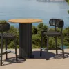 Factory Customization Outdoor Wicker Rope Dining Set Modern Design Durable Waterproof Garden Furniture Dining Table Set Banquet