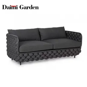 Factory Modern Durable Outdoor Garden Furniture Single Seater Sunbed Sofa Set Aluminum Patio Furniture for Hotels Parks Poolside
