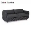 Factory Modern Durable Outdoor Garden Furniture Single Seater Sunbed Sofa Set Aluminum Patio Furniture for Hotels Parks Poolside