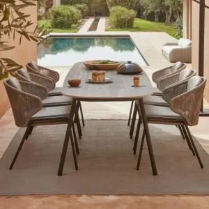 Fashion Modern Garden Sofa Set Outdoor Aluminum Waterproof Patio Furniture for Hotel and Park Use