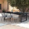 Fashion Modern Garden Sofa Set Outdoor Aluminum Waterproof Patio Furniture for Hotel and Park Use