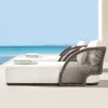 Foshan Customizable Luxury Outdoor Garden Patio Sofa Set Waterproof Rattan Sofa-Hotel Courtyard Use Eco-Friendly Durable