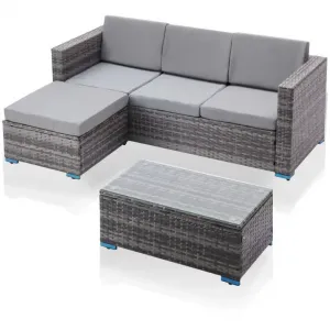 Garden Furniture Outdoor L-Shaped Wood Sectional Sofa Set Apartment Courtyard Park Hotel Villa Use Modern Design Eco-Friendly