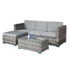 Garden Furniture Outdoor L-Shaped Wood Sectional Sofa Set Apartment Courtyard Park Hotel Villa Use Modern Design Eco-Friendly