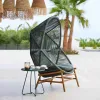 High-End Modern PE Rattan Swing Chair Waterproof Cushion for Outdoor Garden Furniture Children's Patio Courtyard-Seats 2 Pe