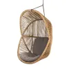 High-End Modern PE Rattan Swing Chair Waterproof Cushion for Outdoor Garden Furniture Children's Patio Courtyard-Seats 2 Pe