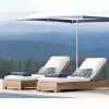 High-End Single Sofa Outdoor Leisure Patio Waterproof Popular Hotel Outdoor Terrace Teak Sofa