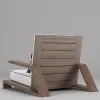 High-End Single Sofa Outdoor Leisure Patio Waterproof Popular Hotel Outdoor Terrace Teak Sofa