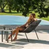 High-Performance Simple Garden Patio Outdoor Sun Protection Furniture Single Outdoor Lounge Chair Sofa
