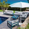 Best Selling Modern Outdoor Aluminium Patio Garden Park Furniture Waterproof Sofa Set