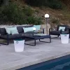 Best Selling Modern Outdoor Aluminium Patio Garden Park Furniture Waterproof Sofa Set