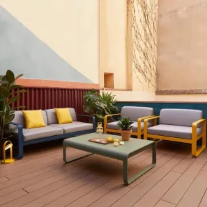 Best Selling Outdoor Aluminum Garden Sofa Set Simple Modern Waterproof Eco-Friendly Rust Proof Courtyard Hotel Park