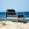 Best Selling Outdoor Aluminum Garden Sofa Set Simple Modern Waterproof Eco-Friendly Rust Proof Courtyard Hotel Park