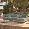Modern Nordic Design Waterproof Rust Proof Durable Eco-Friendly Outdoor Furniture Luxury Rope Garden Courtyard Park