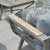 Modern Style Leisure Outdoor Patio Garden Furniture Sofa Set Aluminum Alloy Frame Rust Proof Hotel Villa Park