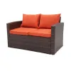 Modern Wood Garden Sofa Set for Villa Hotel Apartment Courtyard Park Outdoor Eco-Friendly Waterproof Furniture