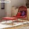 Hot Fashion Luxury Modern Table Chairs High Standard Durable Rope Material Comfortable Dining Outdoor Furniture Hotels
