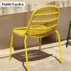 Hot Fashion Luxury Modern Table Chairs High Standard Durable Rope Material Comfortable Dining Outdoor Furniture Hotels