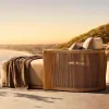 Hot Sale All-Weather Outdoor Garden Teak Wood Sofa Set Rope Woven Furniture for Villa Hotel Park Use Modern Design High Quality