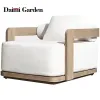 Hot Sale Modern Luxury Garden Furniture Set Sofa Patio Backyard Outdoor Wood Hotel Villa