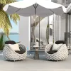 Hot Selling Single Sofa Backyard Terrace Waterproof Lounge Patio Couch Outdoor Furniture Garden Sofa