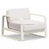 In Stock Designer Aluminum Outdoor Furniture Modern Garden Metal Outdoor Sofa Set Patio Lounge Chair