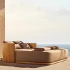 Latest Design Single Sofa Homestay Villa Hotel Courtyard Outdoor Luxury Garden Sofa