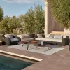 Leisure All Weather Modern Outdoor Furniture Set Hotel Villa Aluminum Frame Sectional Patio Garden Sofa for Courtyard Park Use