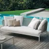 Leisure European Modern Garden Sofa One Seat Furniture Outdoor Patio Wood Eco-Friendly Waterproof Villa Park Courtyard Set