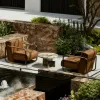 Luxury Aluminum Patio Furniture Set-Modern Design Durable Rust Proof for Hotel Courtyard Park Use Ready to Ship