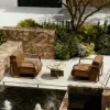 Luxury Aluminum Patio Furniture Set-Modern Design Durable Rust Proof for Hotel Courtyard Park Use Ready to Ship